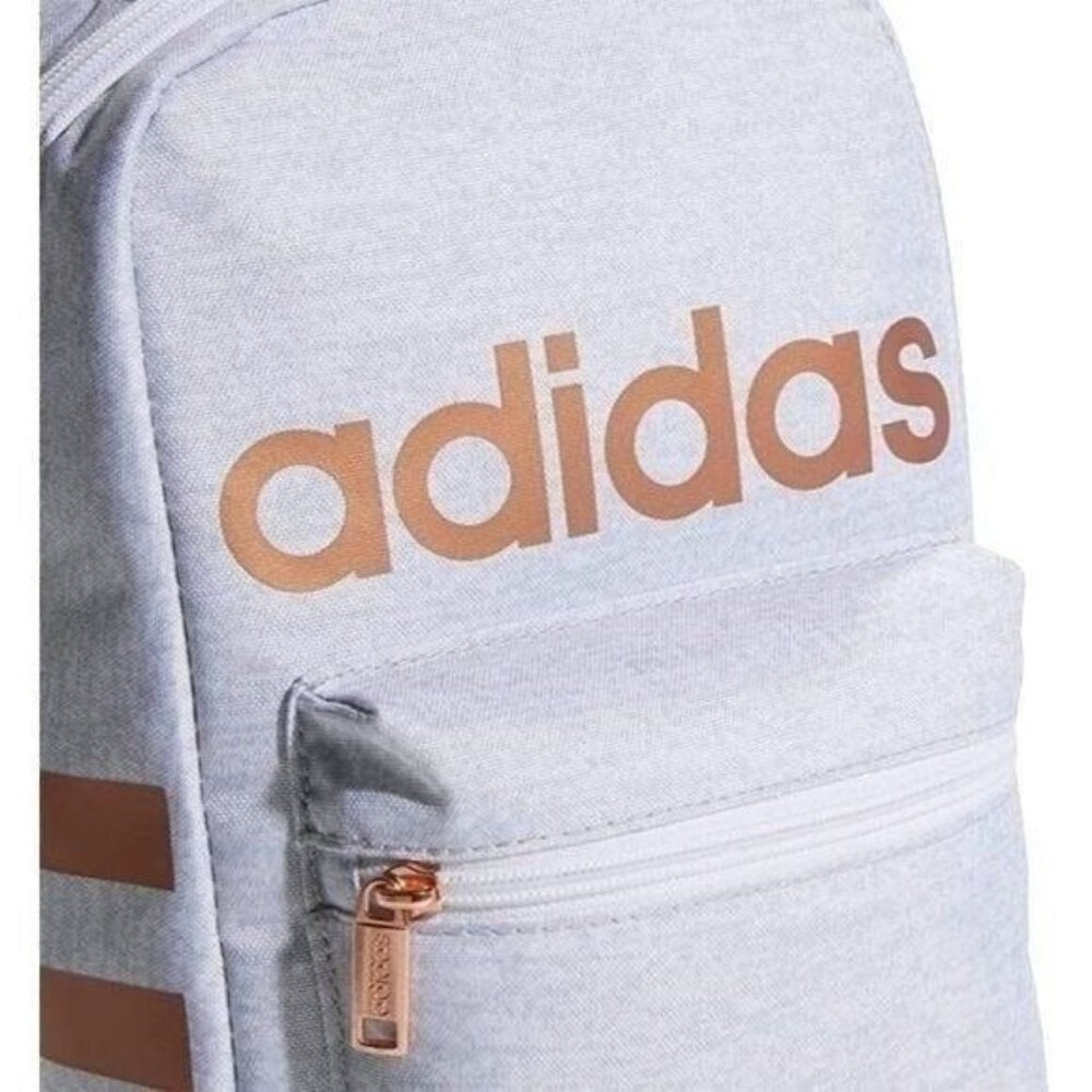 adidas Unisex Santiago Insulated Lunch Bag White Gold - Picture 3 of 4